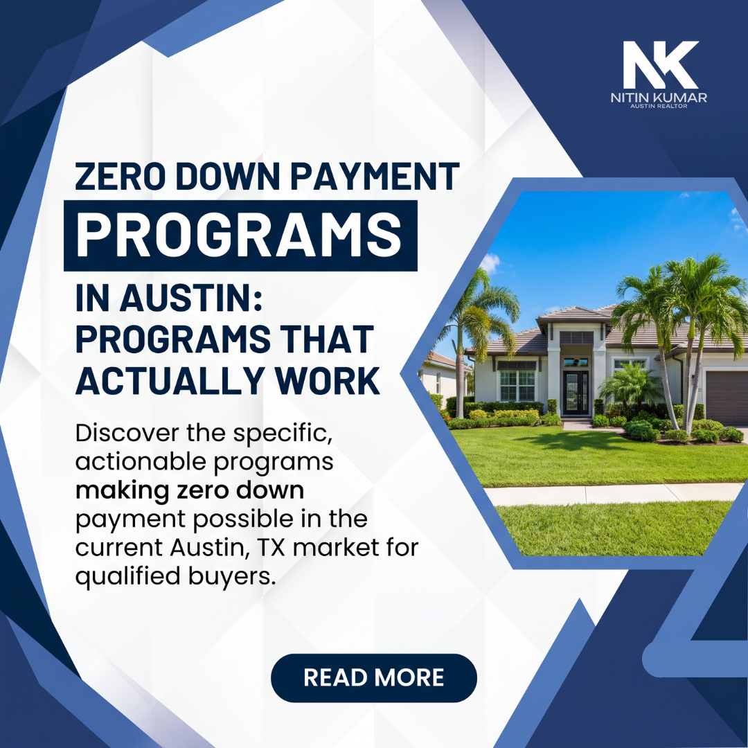 Buying a House With Zero Down Payment in Austin: Programs That Actually Work